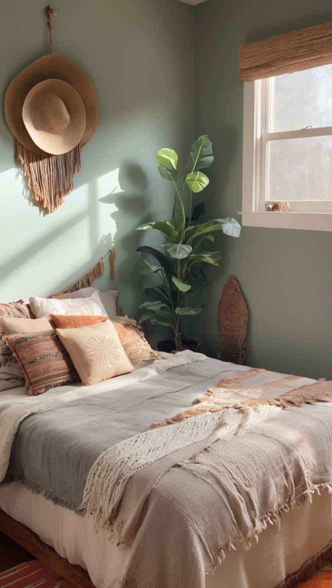 bohemian bedroom decor, boho chic bedding, witchy home accessories, boho bedding sets, witchy bedroom furniture