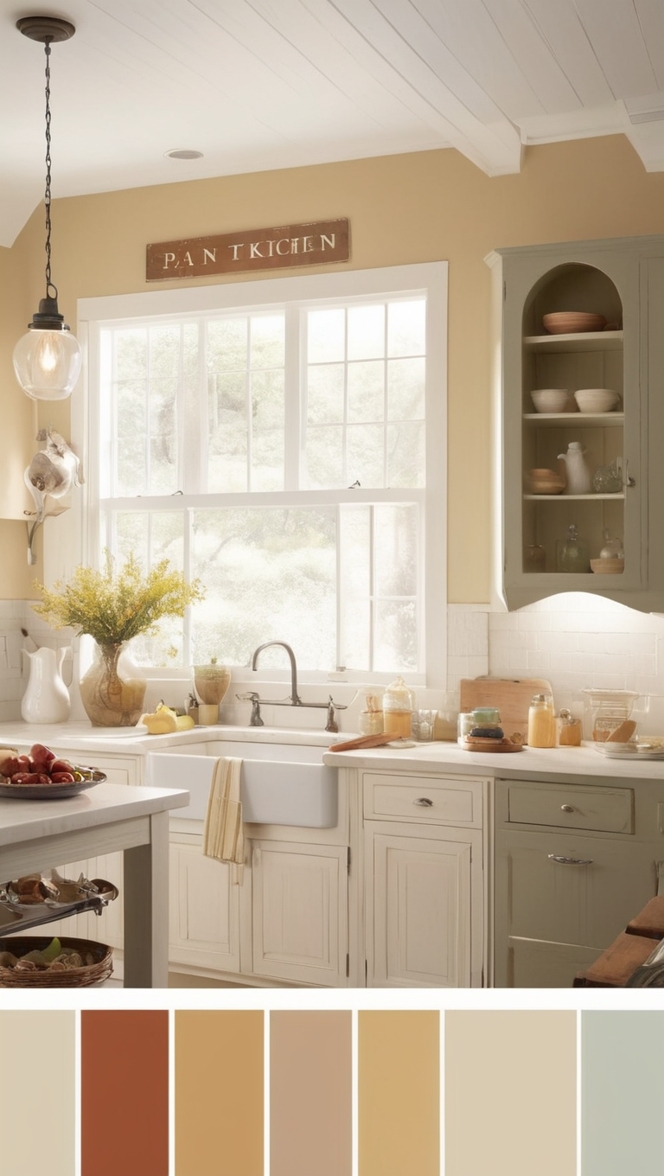 country kitchen decor, rustic kitchen ideas, modern farmhouse kitchen, vintage farmhouse decor, cozy kitchen design