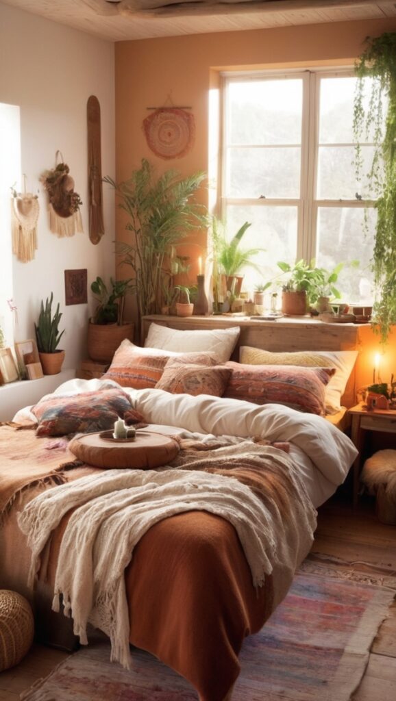 boho bedding, sustainable bedding, eco-friendly bedroom decor, natural fiber bedding, organic cotton bedding