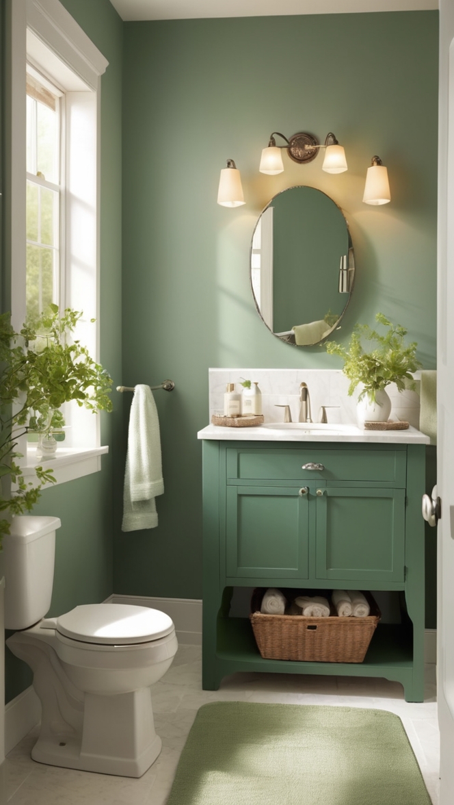 green bathroom decor, eco-friendly bathroom design, sustainable bathroom renovations, natural bathroom accessories, environmentally friendly bathroom products
