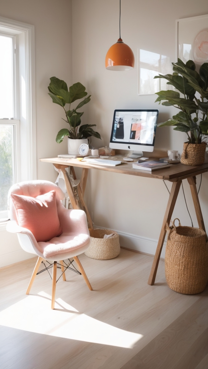 cozy home office setup, 
designer home office space, 
luxury home office decor, 
modern home office furniture, 
stylish home office design 