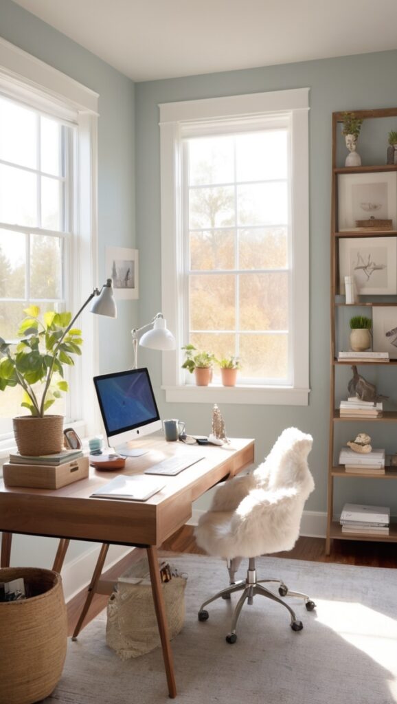 home office decor, home office furniture, home office organization, home office design, contemporary home office