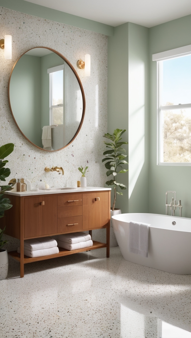 terrazzo countertops, terrazzo flooring, terrazzo restoration, terrazzo polishing, terrazzo sealer