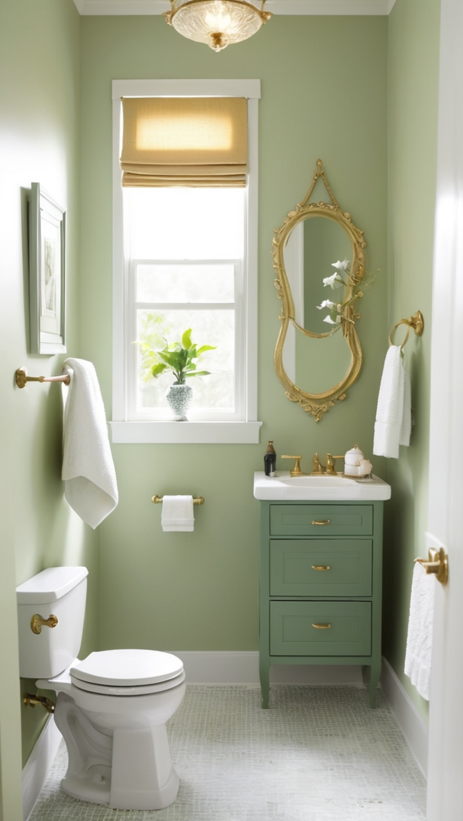 green and gold decor, luxurious bathroom design, elegant bathroom accessories, stylish bathroom renovations, high-end bathroom fixtures