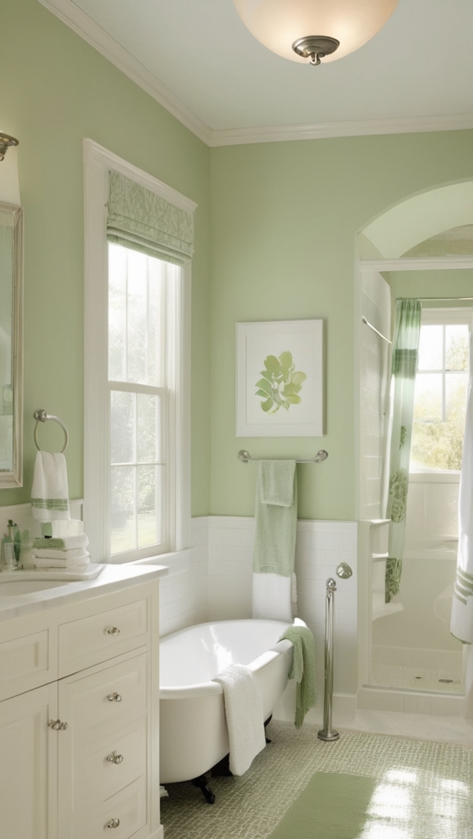 Green and white bathroom decor, Green and white tile bathroom, Green and white bathroom accessories, Green and white bathroom color scheme, Green and white bathroom design