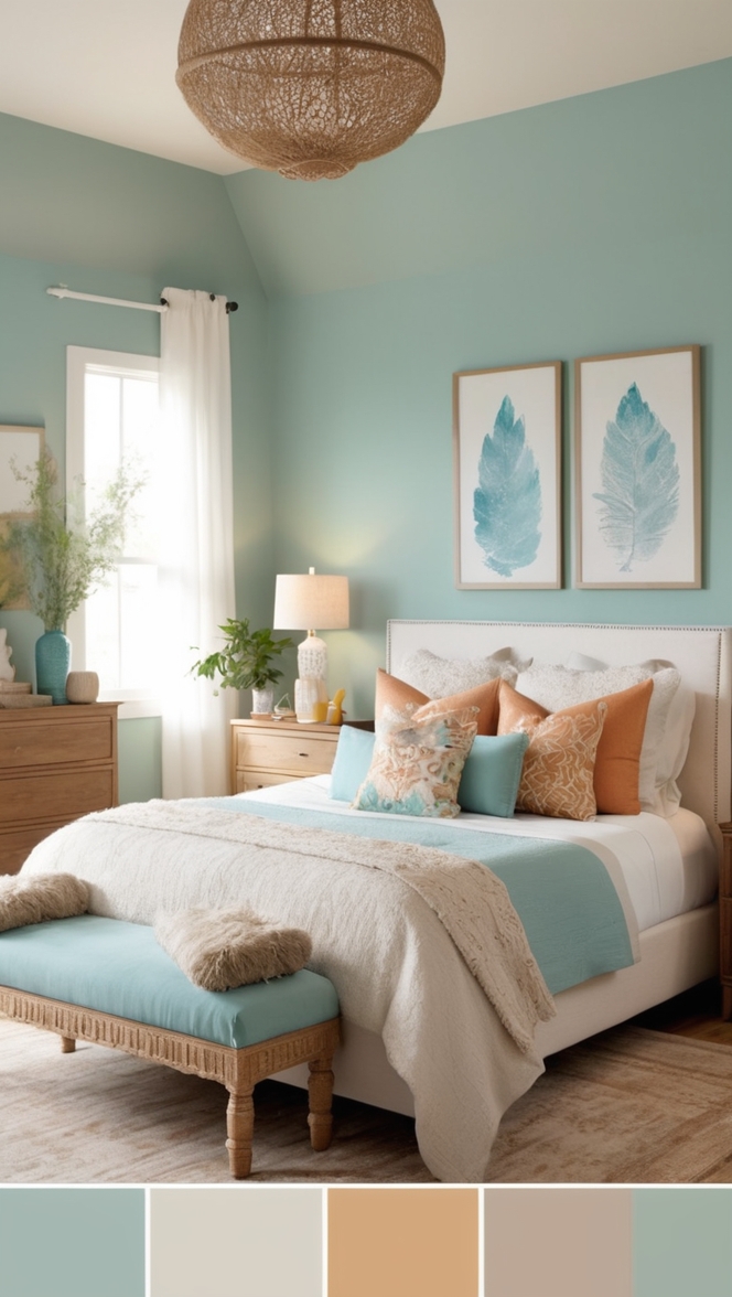 boho bedroom decor, boho chic furniture, boho bedding sets, boho wall art, boho room accessories