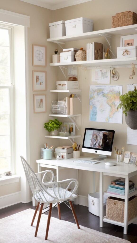 home office storage, office organization ideas, desk declutter, workspace organization, office desk accessories