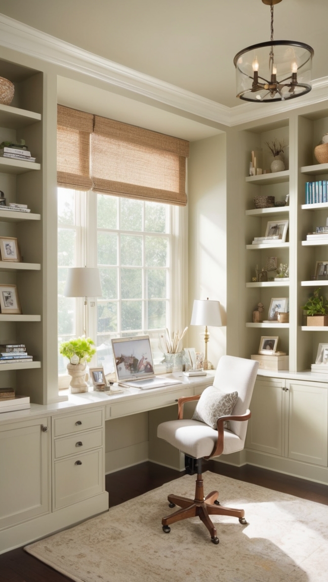 home office organization, home office storage ideas, built in home office, home office design, home office furniture 