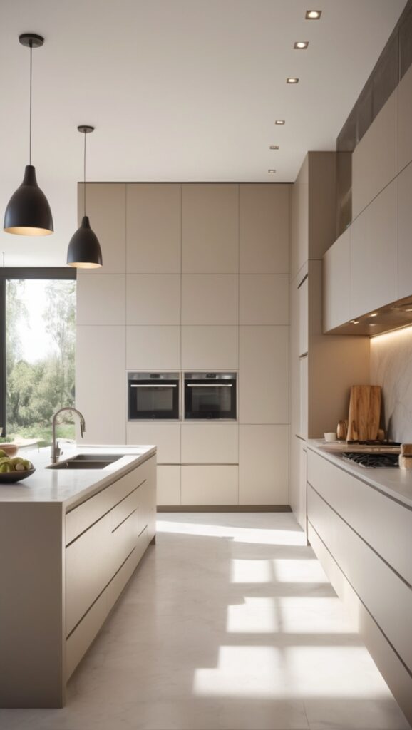 modern kitchen renovation, high-end kitchen fixtures, luxury kitchen appliances, upscale kitchen cabinets, custom kitchen design