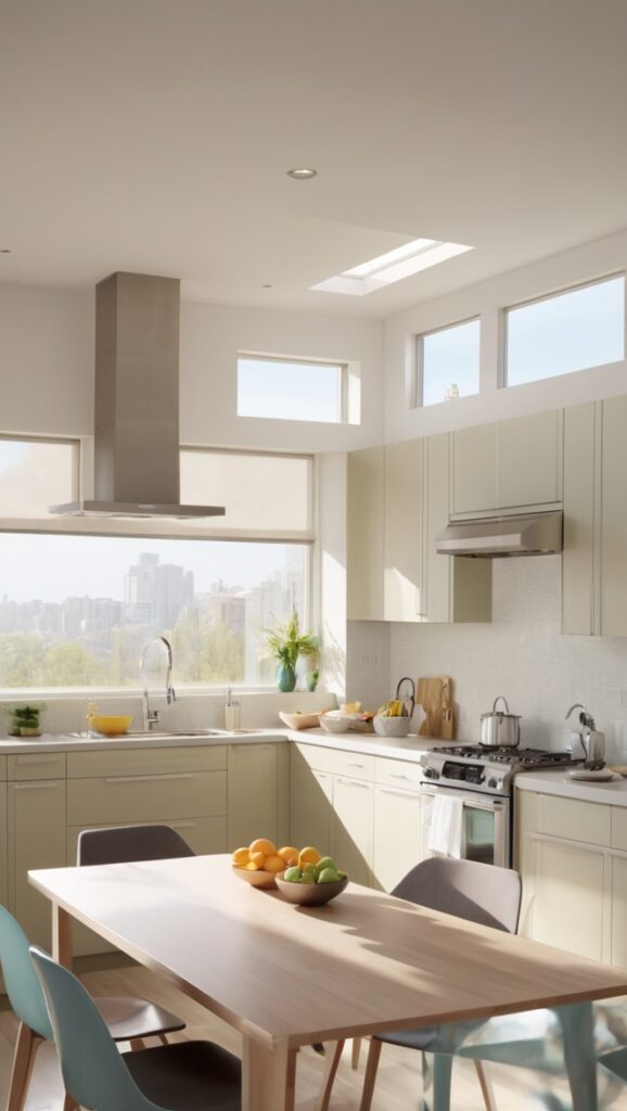 modern kitchen layout, contemporary kitchen ideas, kitchen remodeling trends, open plan kitchen design, minimalist kitchen design