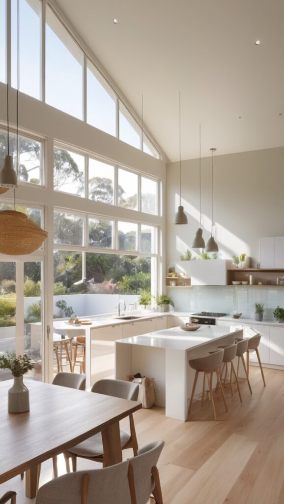 kitchen renovation, modern kitchen design, dining room decor, home remodeling, contemporary living space