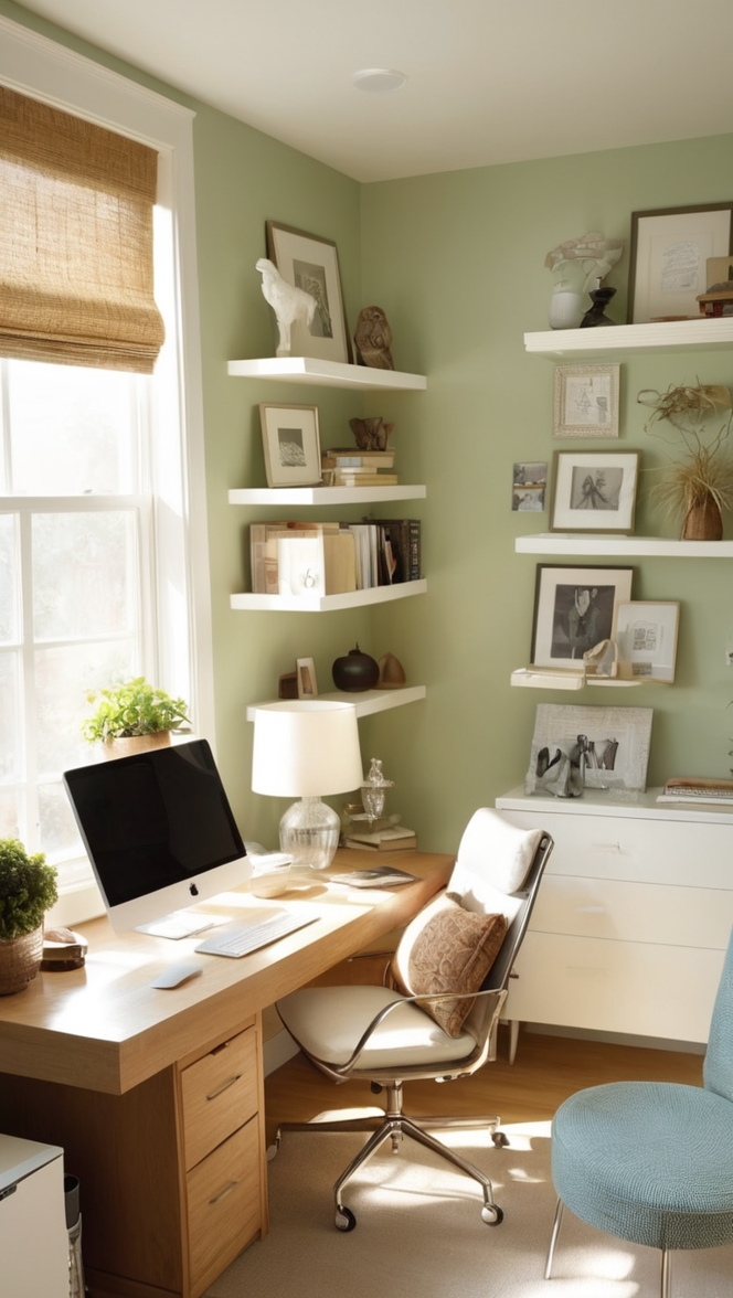 home office setup, home office furniture, small home office design, work from home office, office desk setup 