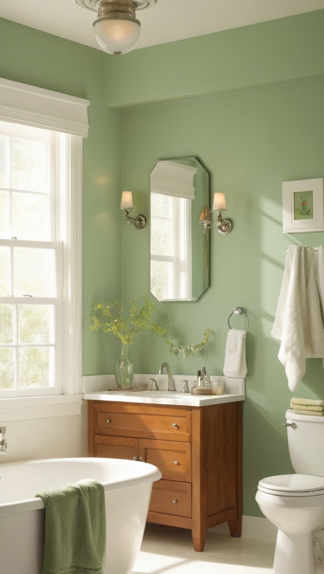 green bathroom decor, nature inspired bathroom design, eco-friendly bathroom ideas, sustainable bathroom products, organic bathroom accessories