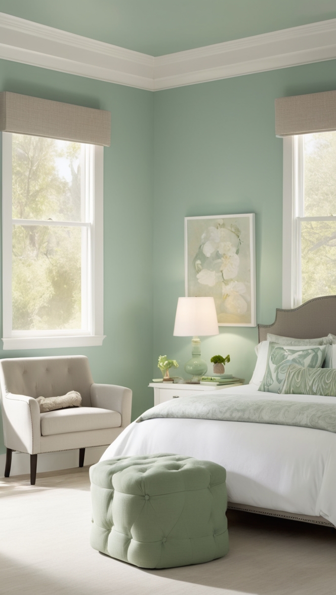 green bedroom decor, grey bedroom furniture, interior design bedroom, bedroom color scheme, bedroom renovation