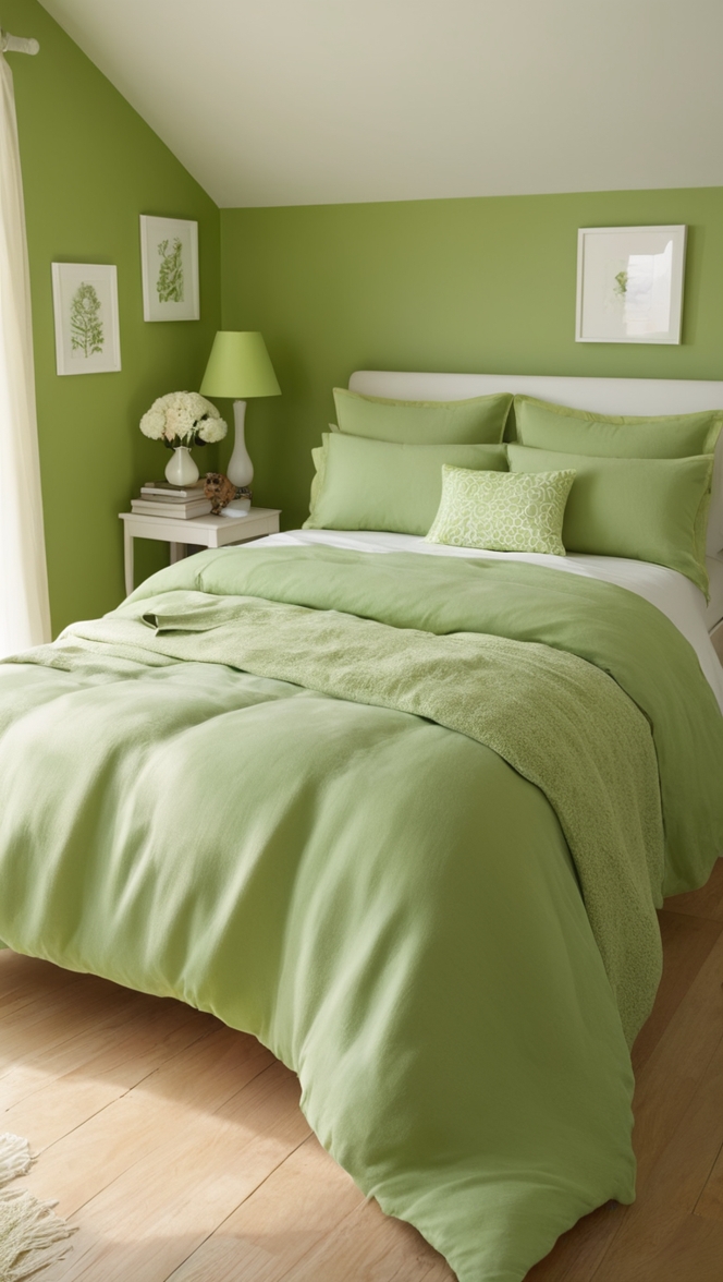 organic cotton comforter, green bedding set, eco-friendly comforter, sustainable bedroom decor, luxury green comforter 