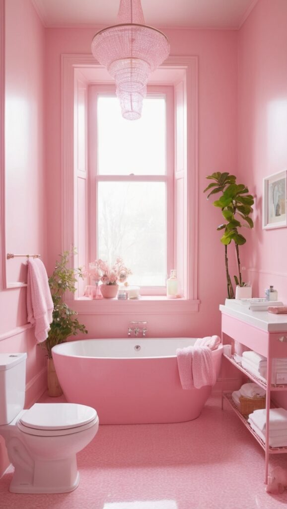 pink bathroom decor, bathroom renovation, modern bathroom ideas, minimalist bathroom design, luxury bathroom accessories