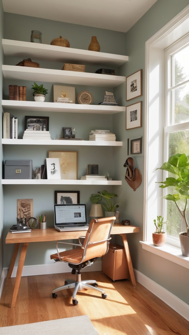 home office design, workspace setup, masculine decor, desk organization, man cave office 