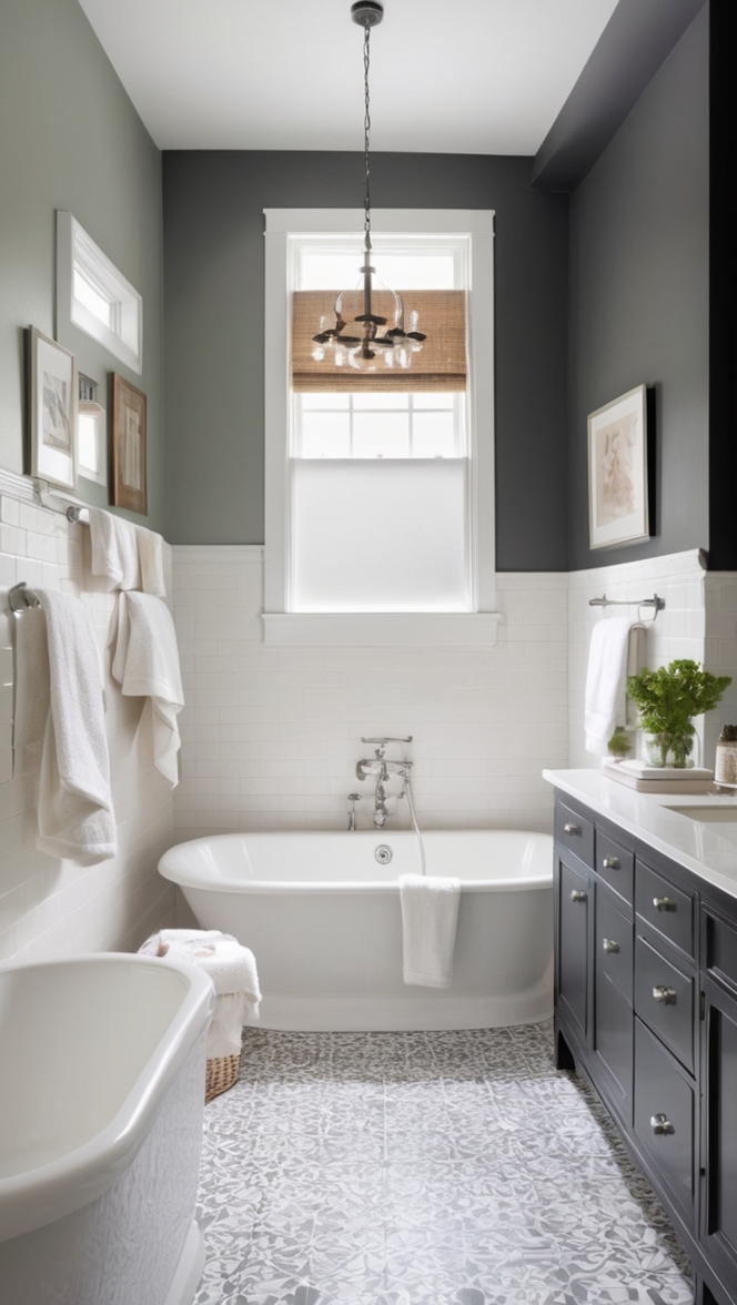 black and white tile, bathroom tile design, modern bathroom tile, monochrome floor tile, elegant bathroom tiles