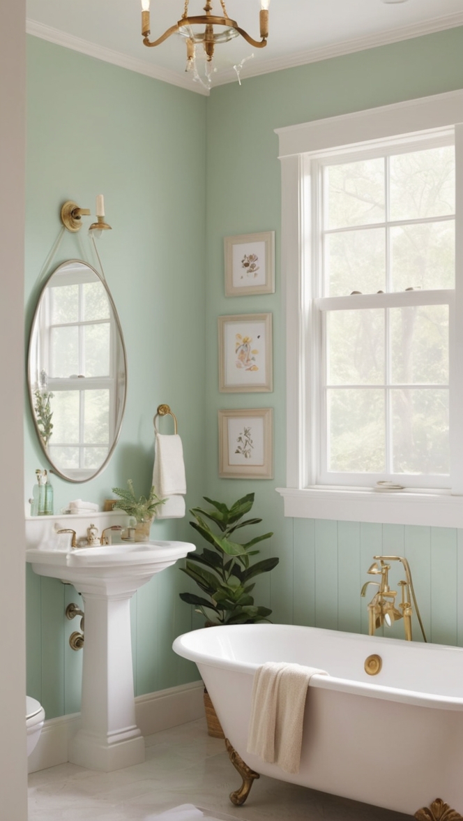 cottagecore bathroom decor, vintage bathroom accessories, shabby chic bathroom inspiration, rustic bathroom design, floral bathroom accents