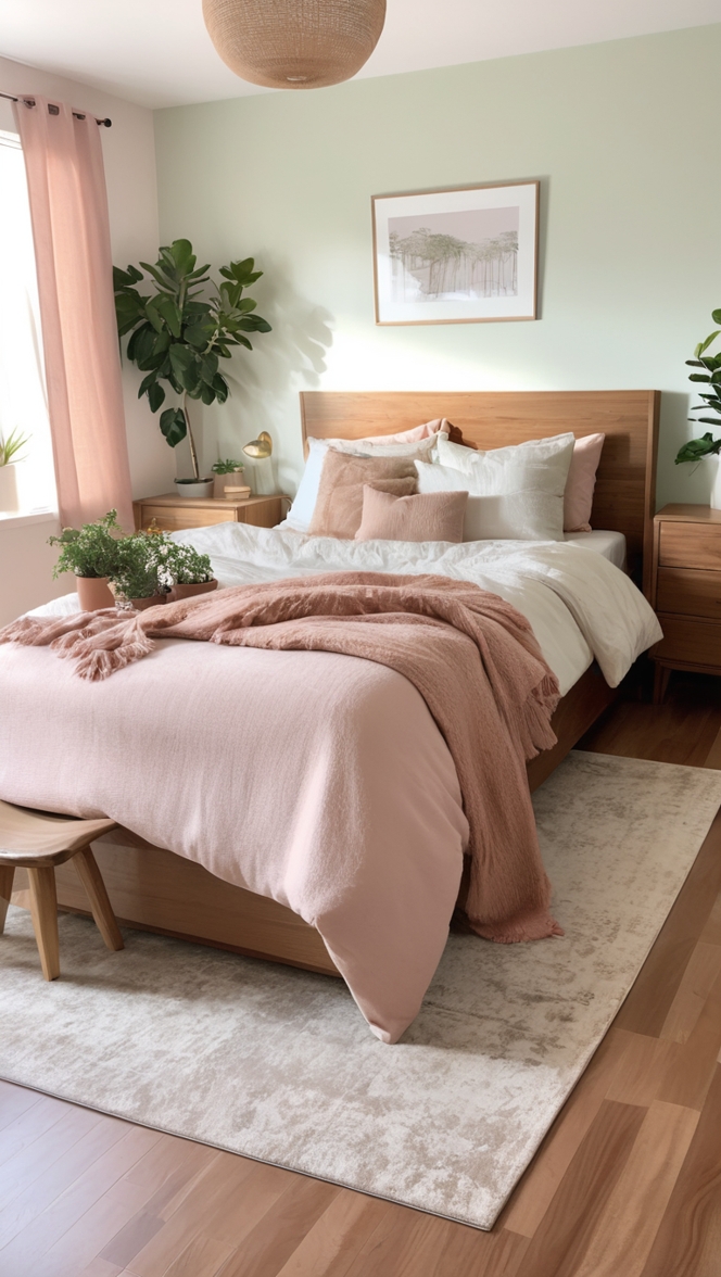 calming bedroom colors, relaxing bedroom colors, cozy bedroom colors, serene bedroom colors, natural bedroom colors