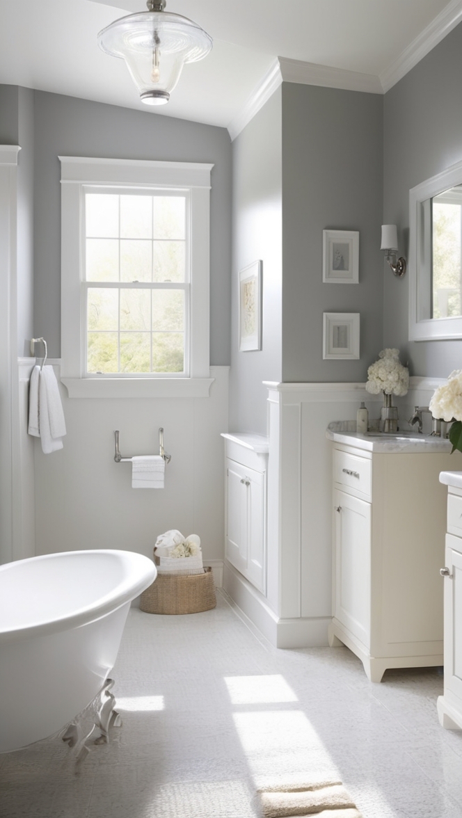 white bathroom decor, small grey bathroom design, grey and white bathroom tiles, modern grey bathroom ideas, grey and white bathroom accessories