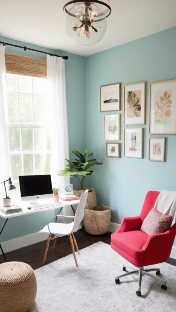 home office design, home office furniture, home office ideas, guest room ideas, work from home