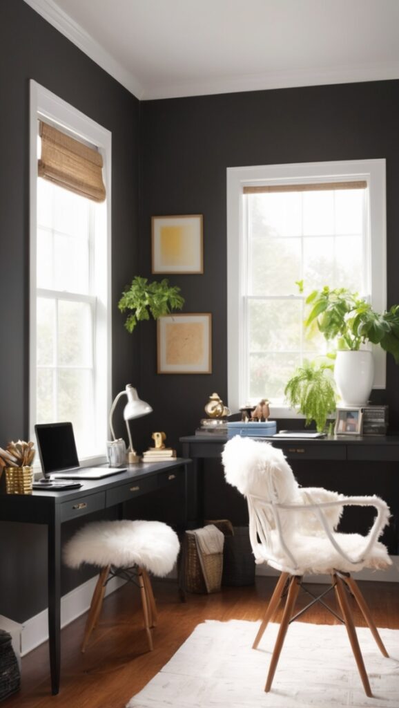 home office decor, home office lighting, home office setup, home office organization, home office design