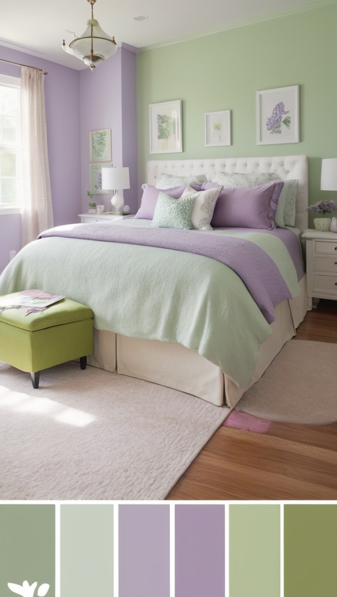 lavender bedroom decor, green bedroom ideas, luxury bedroom design, elegant bedroom furniture, modern bedroom accessories