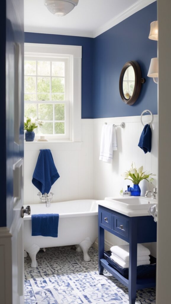 navy blue bathroom decor, navy and white bathroom ideas, navy blue bathroom accessories, navy blue and white bathroom decor, navy blue and white bathroom tiles