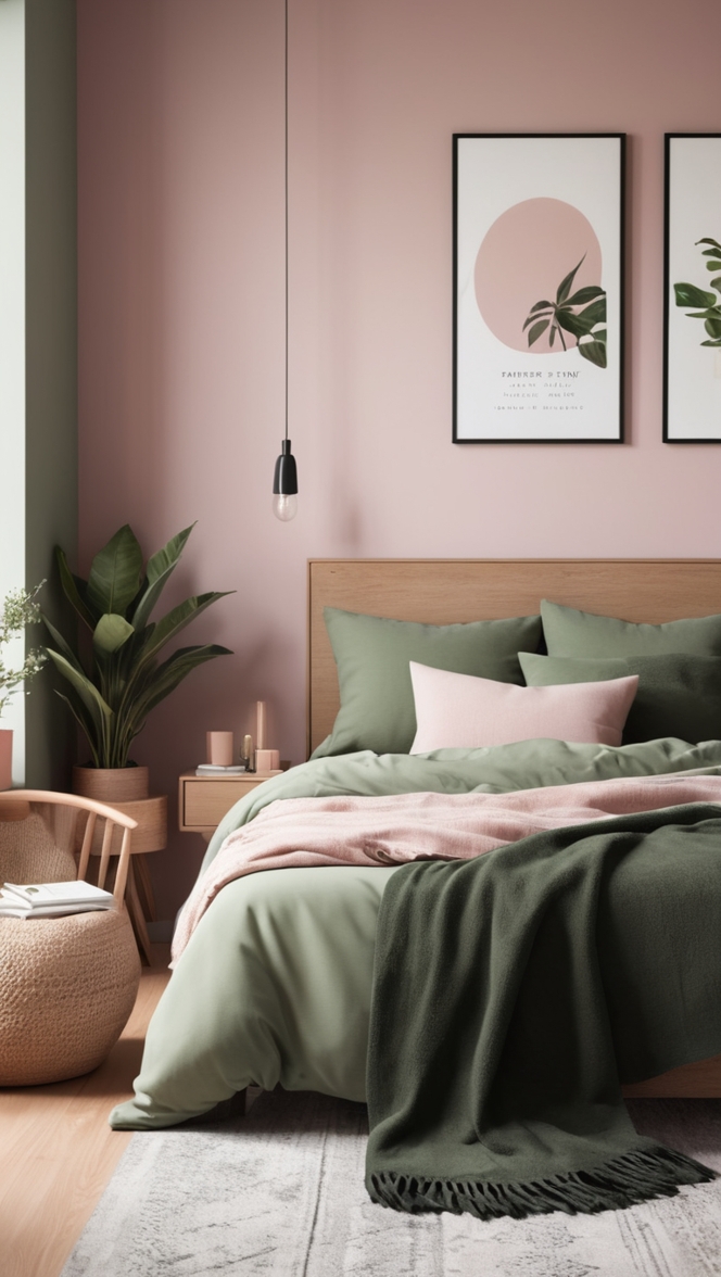 sage green bedroom decor, black and green bedroom ideas, modern sage green bedroom, dark green bedroom walls, sage green bedroom accessories