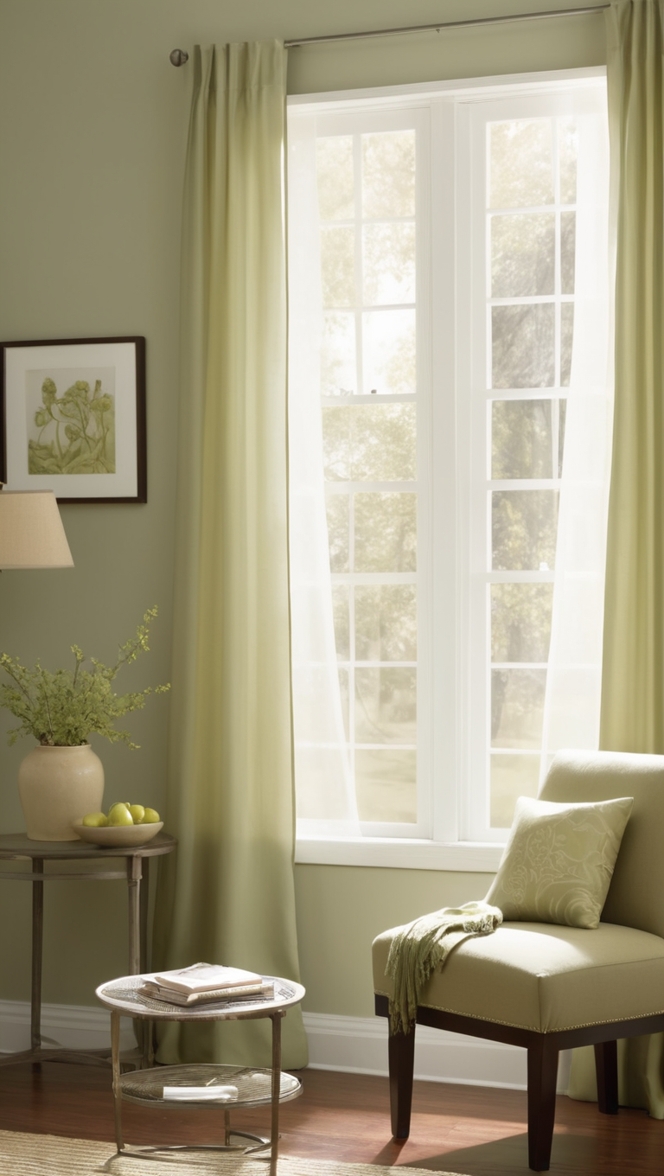 sage green curtains, living room curtains, light filtering curtains, blackout curtains, thermal curtains