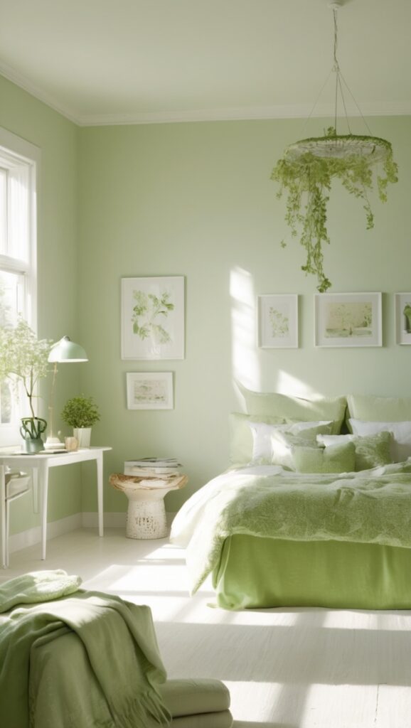 green and white bedroom decor, elegant white and green bedroom, modern white and green bedroom, white and green bedroom ideas, luxurious white and green bedroom
