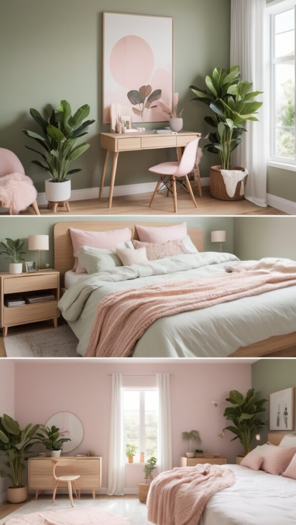 bedroom vanity, makeup organizer, beauty station, vanity mirror, glam room