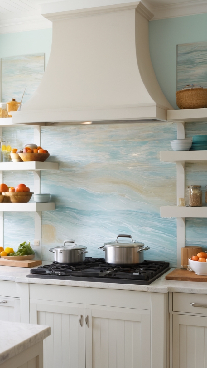 coastal kitchen backsplash designs, luxury kitchen backsplash ideas, beach house backsplash options, premium kitchen backsplash materials, high-end kitchen backsplash trends 