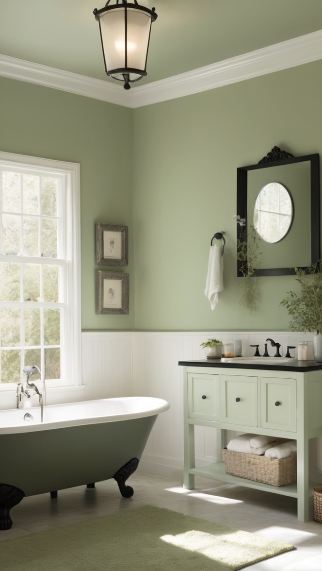 bathroom decor, green bathroom ideas, bathroom renovation, luxury bathroom design, modern bathroom trends