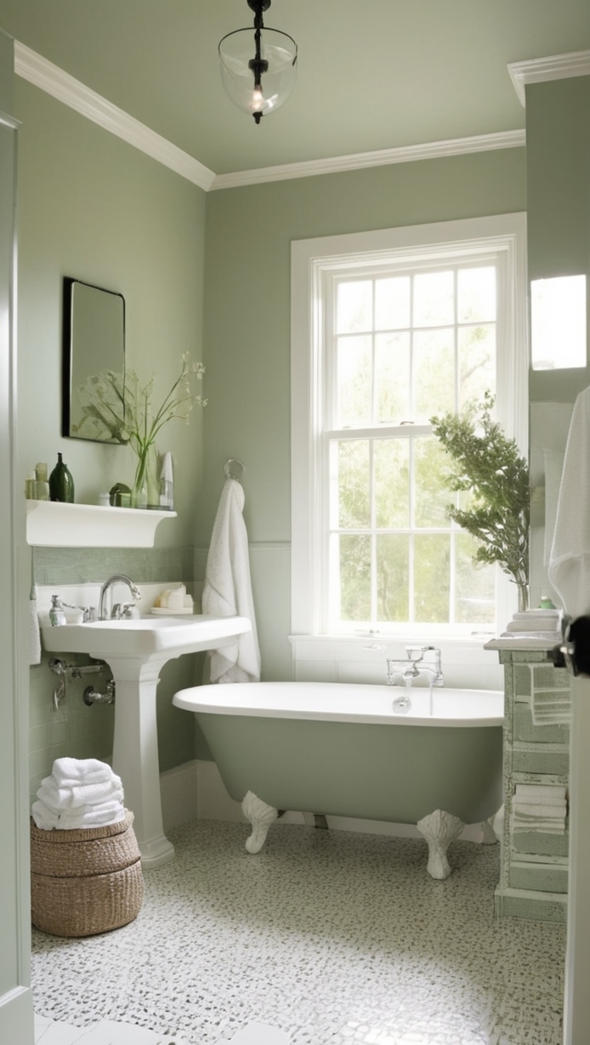 bathroom decor, green bathroom ideas, bathroom renovation, luxury bathroom design, modern bathroom trends