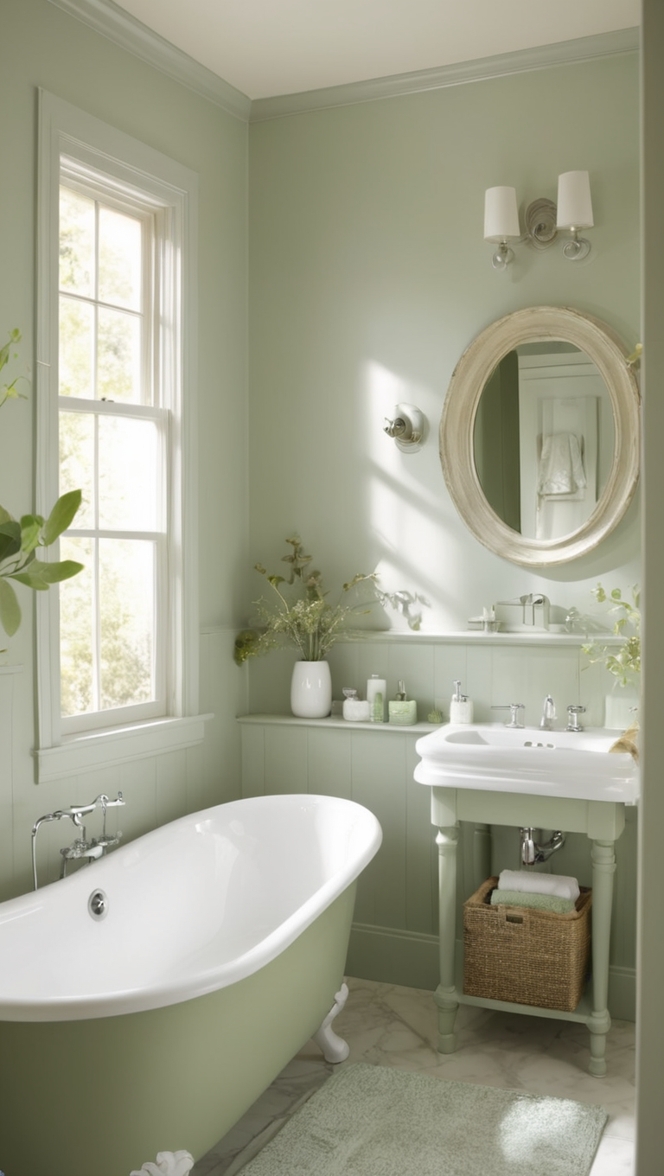 - gray and green bathroom
- sage green bathroom accessories
- green and grey bathroom decor
- sage green bathroom tiles
- gray and sage green bathroom walls 