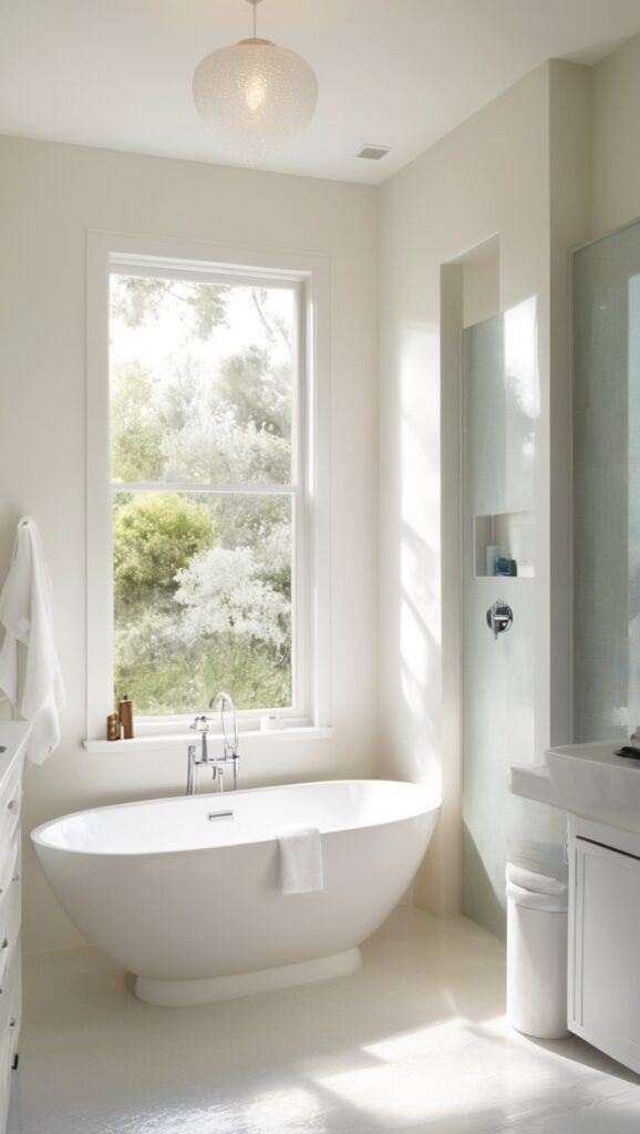 luxury bathroom design, modern bath accessories, elegant bathroom fixtures, contemporary bathroom tiles, stylish bathroom vanities