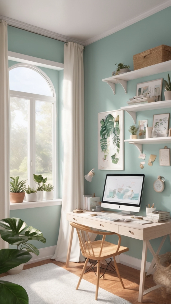 work from home setup, home office organization, remote work essentials, productive workspace, comfortable office chair