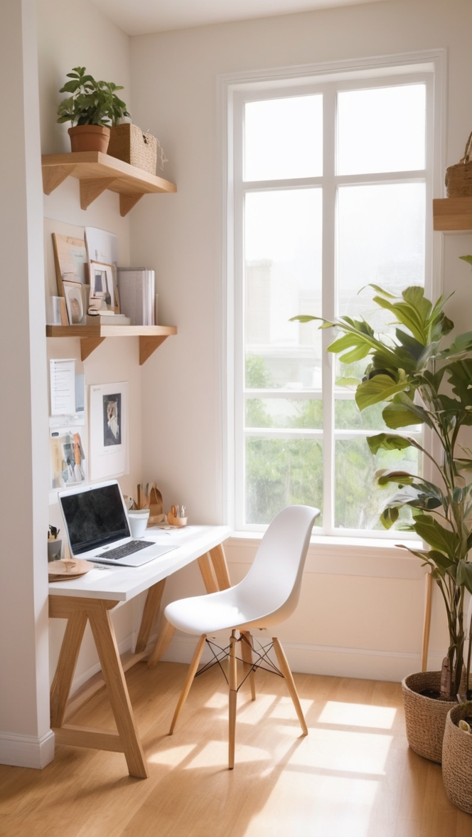 work from home office setup, small home office design, remote work setup, home office organization, work from home space 
