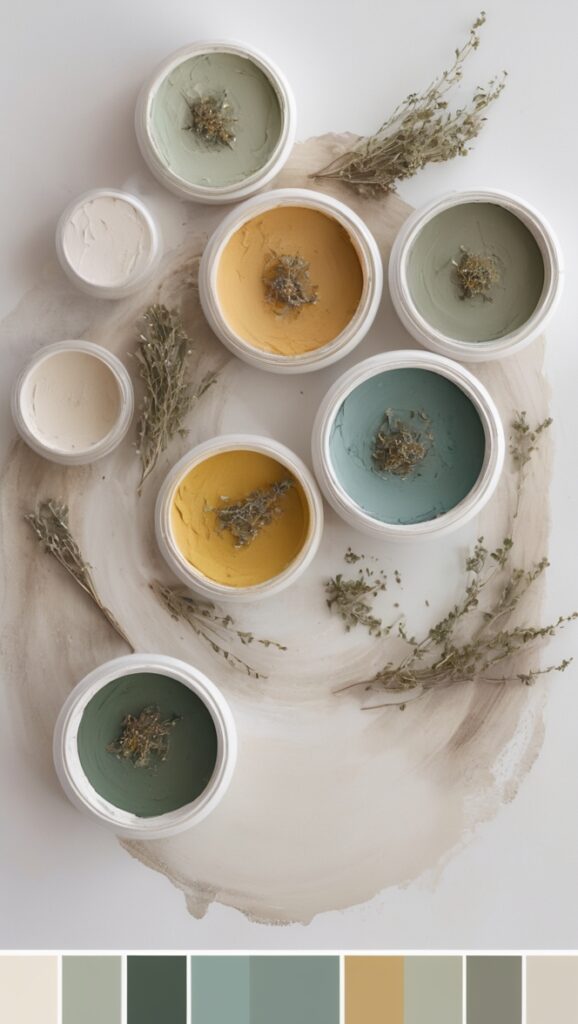 herbal paint ingredients, natural dried herb paints, organic thyme extract paint, botanical paint additives, eco friendly dried herb paint
