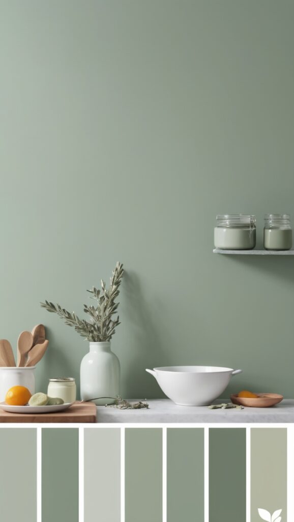 soft sage paint colors, sage green interior paint, best sage paint for walls, soft sage exterior paint, calming sage paint shades
