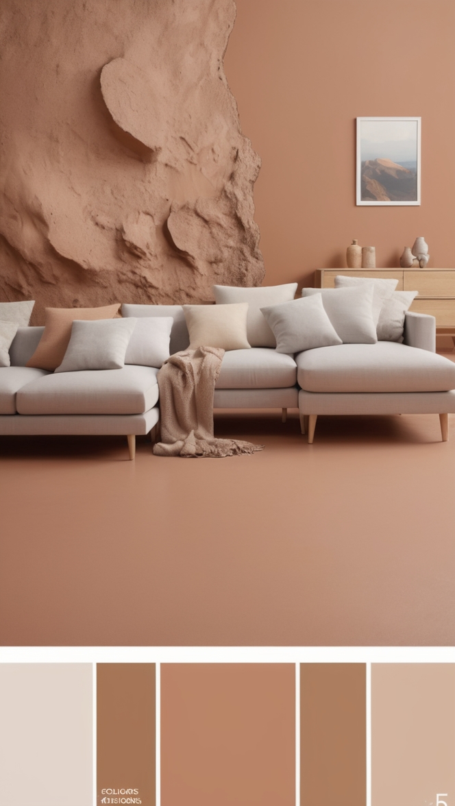 clay light paint for caves, high quality cavern paint, durable clay wall paint, natural clay interior paint, breathable clay coating