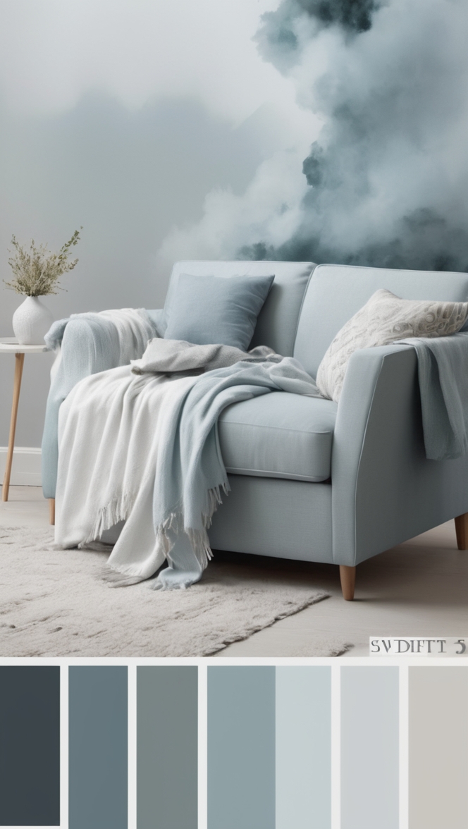 drift mist wall paint, premium interior paint, luxury home paint finishes, high-end decorative paint, elegant textured paint