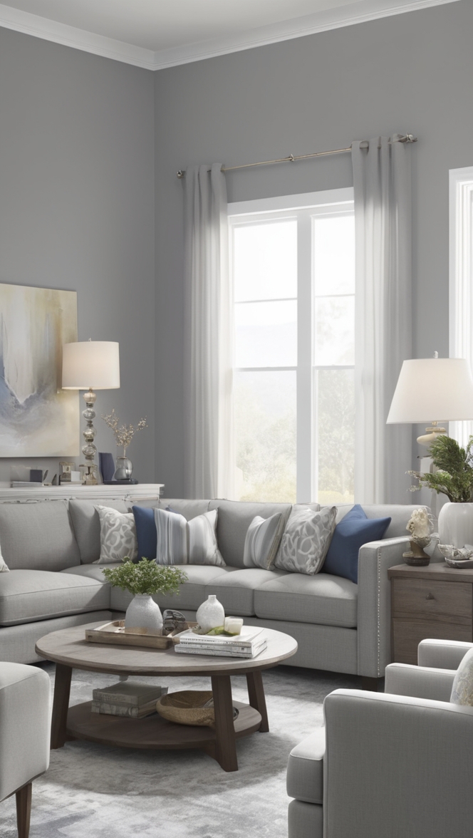 repose gray paint, best paint for gray walls, high quality gray interior paint, durable gray wall paint, premium gray matte paint