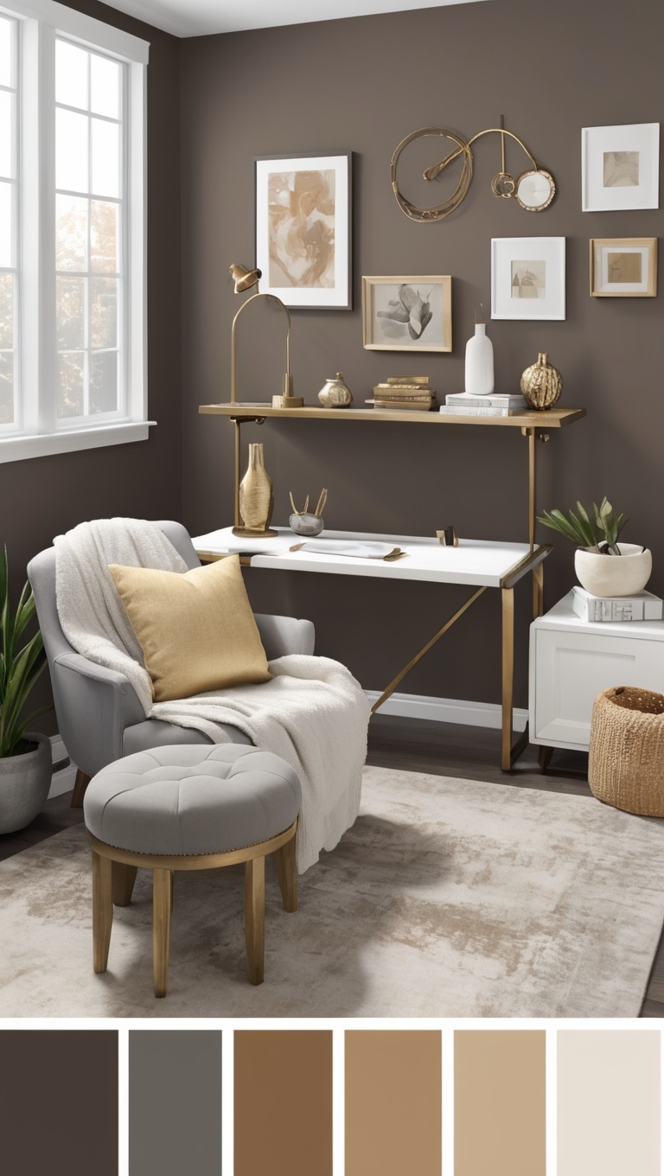 modern exterior paint, luxury home paint colors, high-end interior paint, premium bronze paint, upscale house paint 