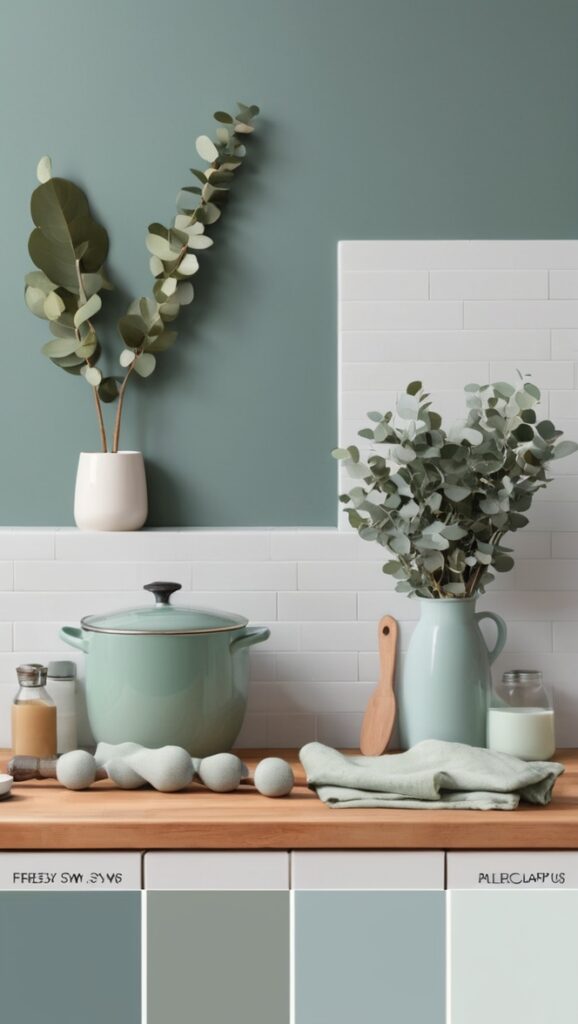 eucalyptus paint benefits, eco friendly paint options, natural eucalyptus fragrance paint, non toxic interior paint, organic eucalyptus wood finish