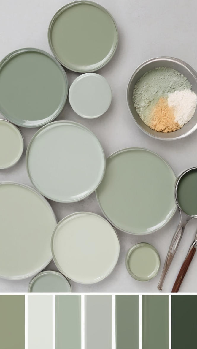 soft sage paint colors, sage green paint for walls, best sage paint shades, soft sage interior paint, sage paint home decor