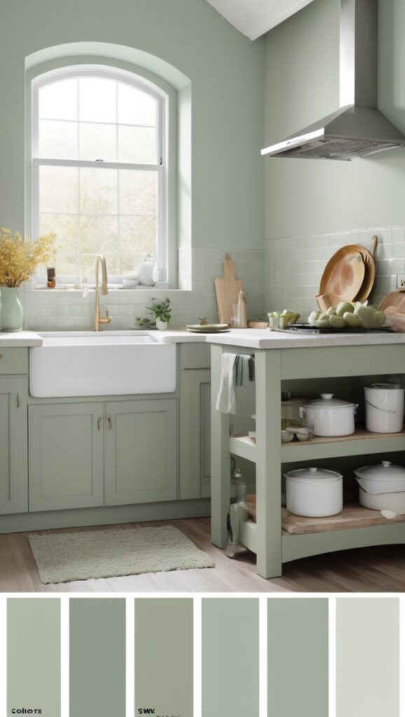 soft sage paint colors, best sage green paint, sage paint for walls, soft sage interior paint, sage paint color palette